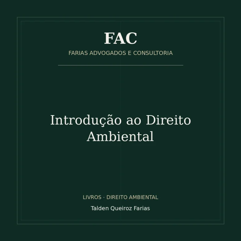 Introdução ao Direito Ambiental