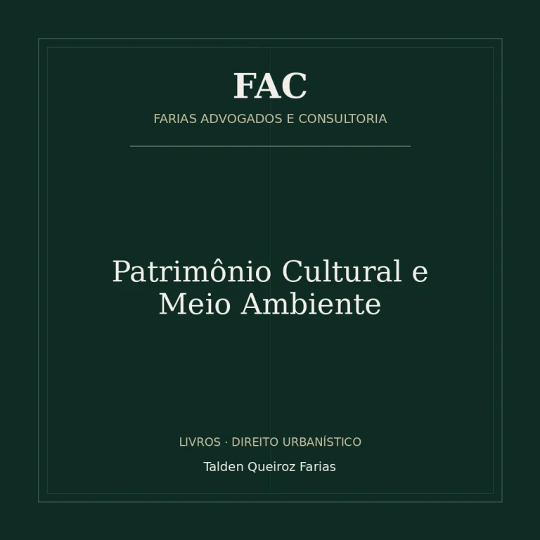 Patrimônio Cultural e Meio Ambiente